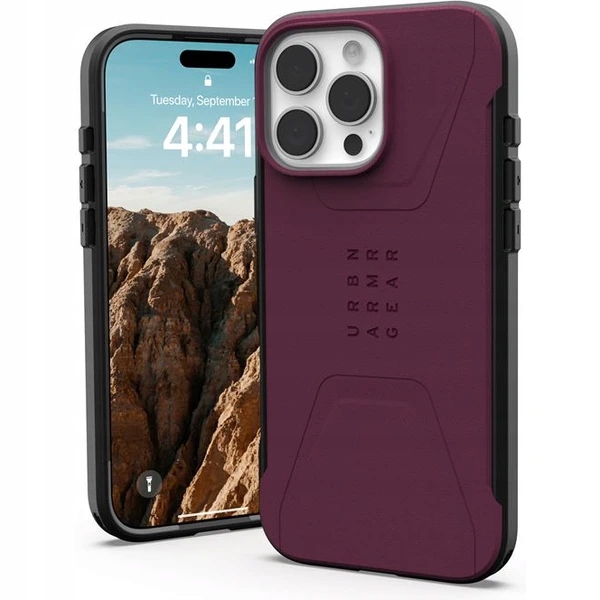 Uag Civilian MagSafe pouzdro Silné matné kryt pro iPhone 16 Pro Max