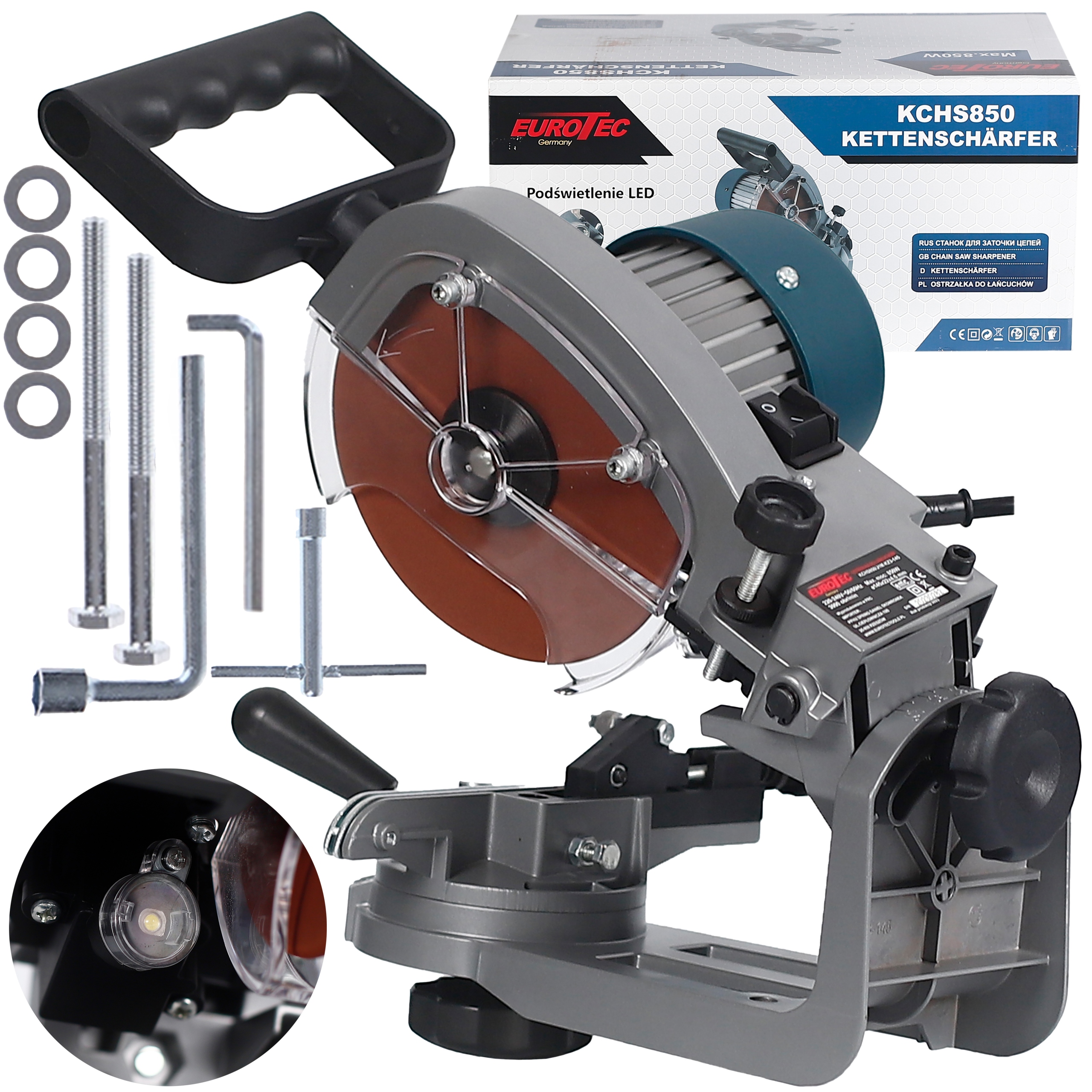 Brousek Pro Pilové Řetězy Elektrická Indukční Pila 850W Sada