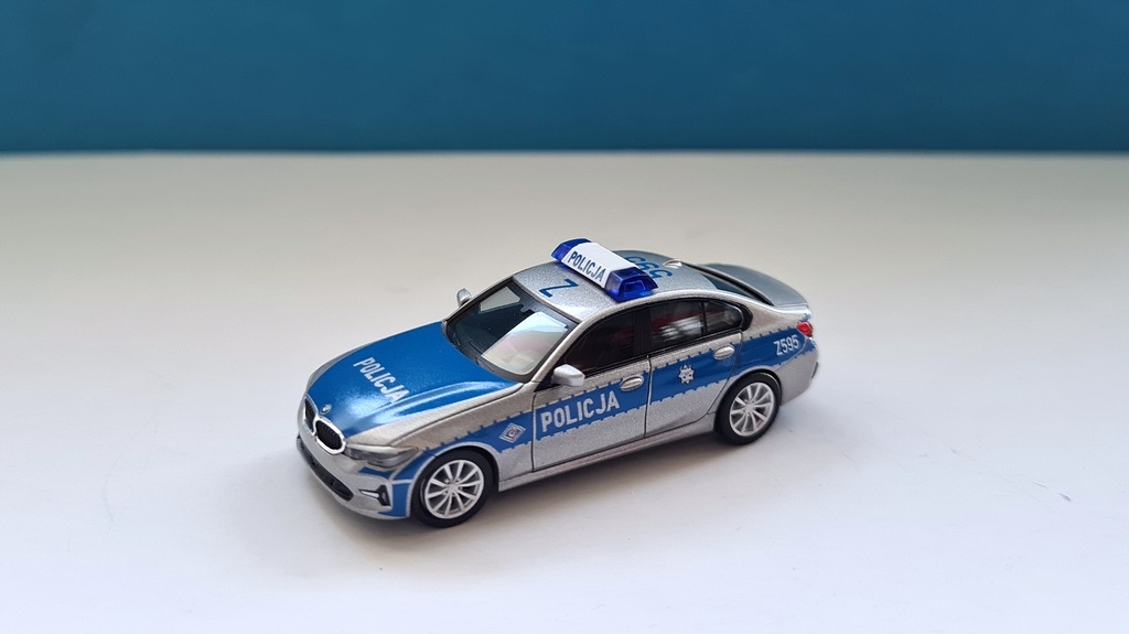Herpa 945455 Bmw 3-er Policie Pl Z595 1:87