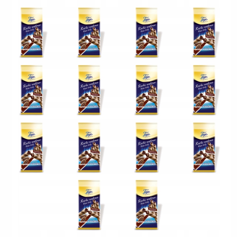 Tago Rurki Waflowe kakaowe 150g X14