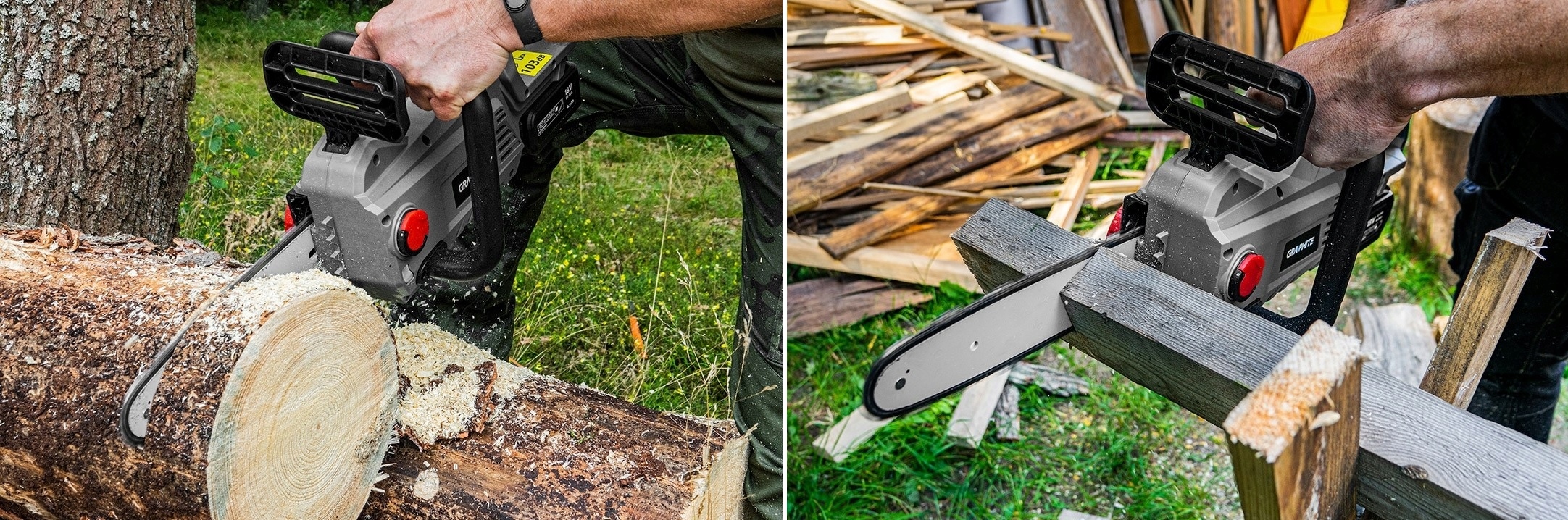 Pilarka piła łańcuchowa akumulatorowa Graphite 18V Długość prowadnicy 250 cm