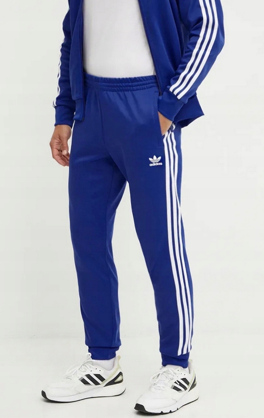 3093 Spodnie Dresowe Adidas Originals Męskie Kieszenie Na Zamek 2XL