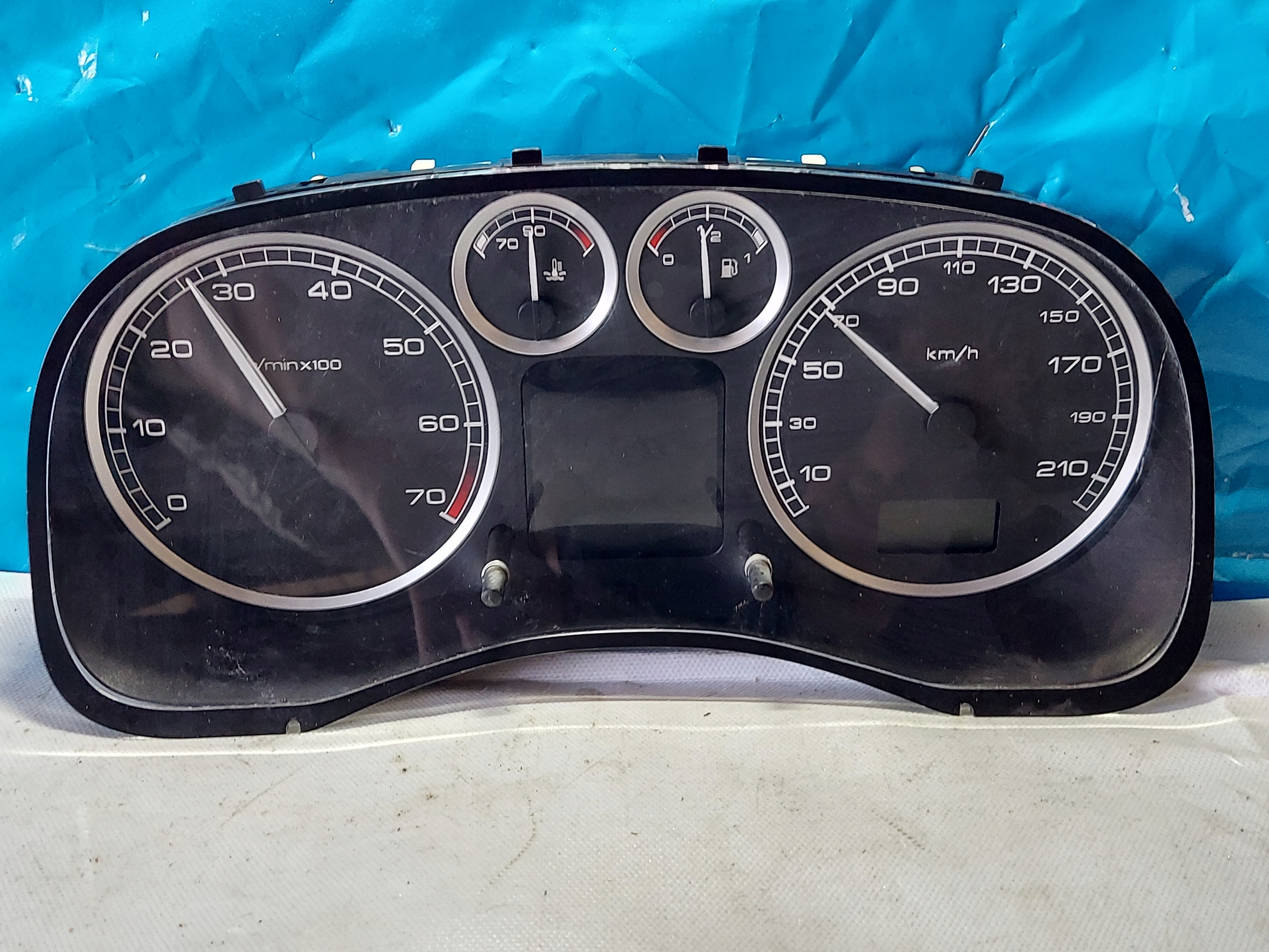 dials clock PEUGEOT 307 1.6 16V P9655476380