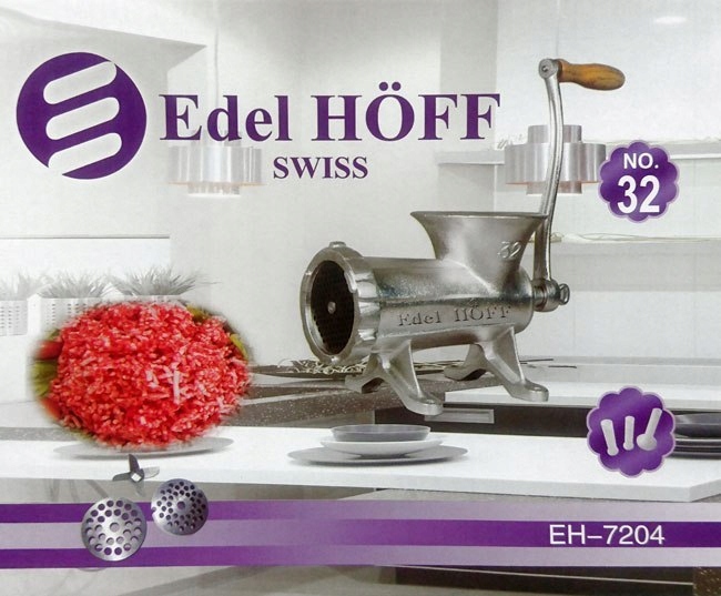 MASZYNKA ŻELIWNA DO MIELENIA MIĘSA #32 ZL-5204 / 7 Rodzaj ręczna