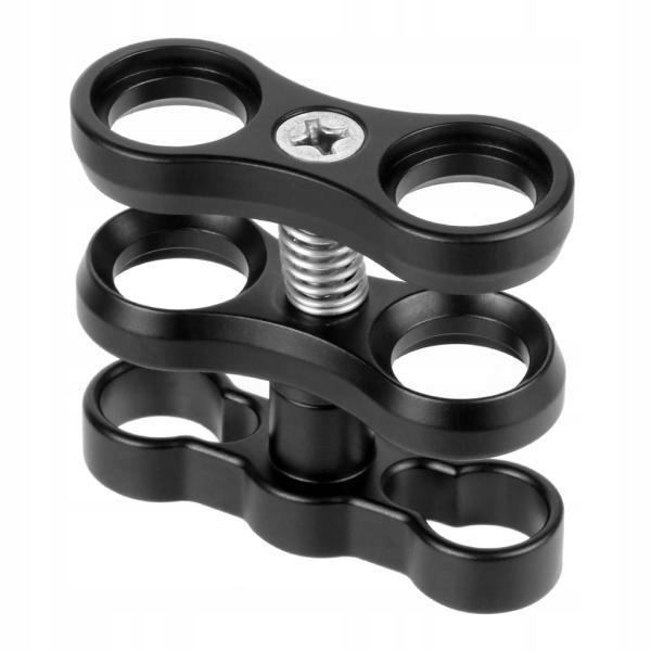 2X Diving Light Butterfly Clip Arm Clamp Mount