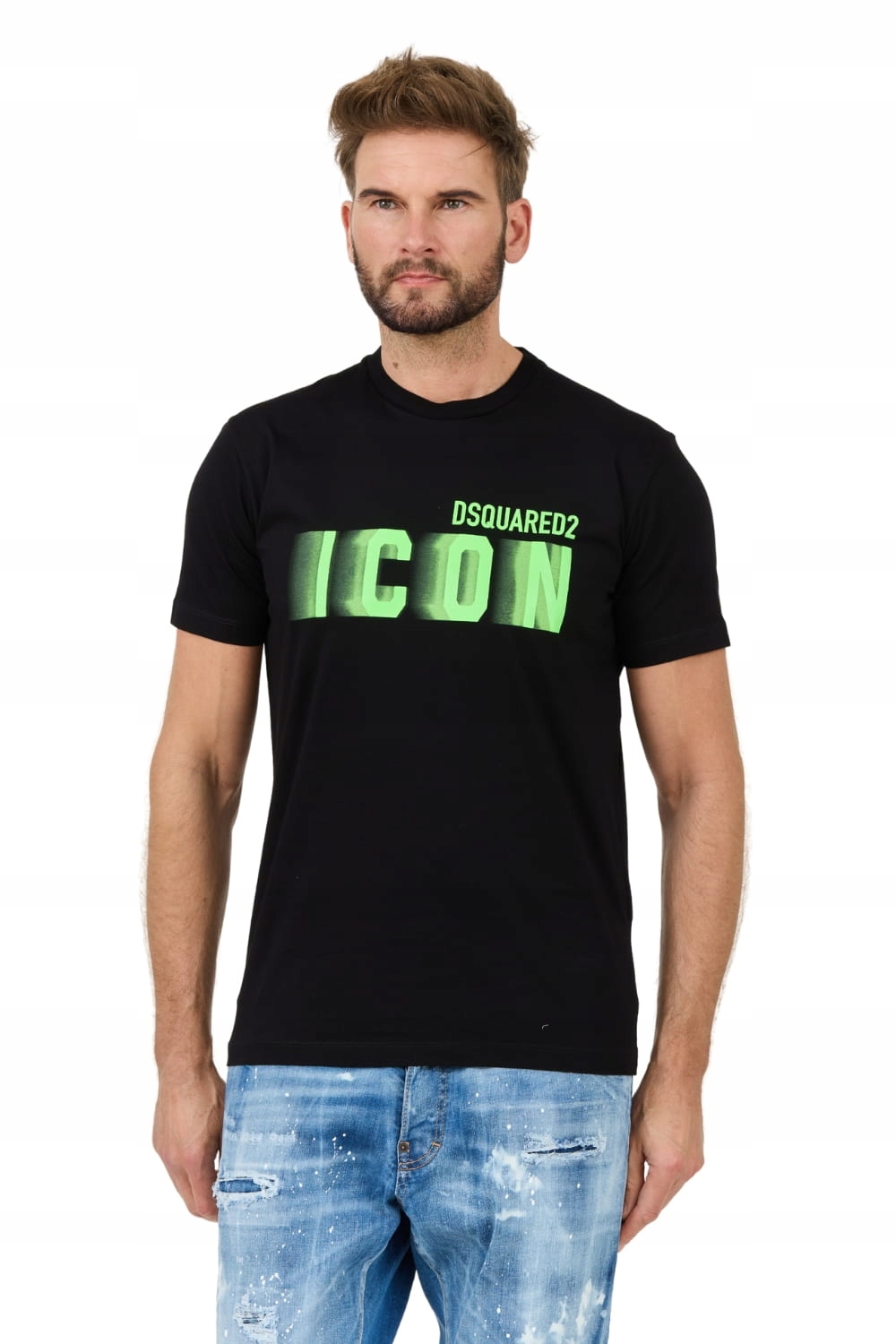 DSQUARED2 Černé tričko Icon Blur Cool Fit Tee XL