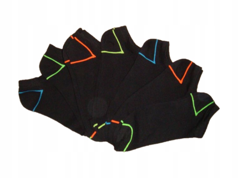 

Nowe C&a 7 pac skarpetki stopki czarne 34/36