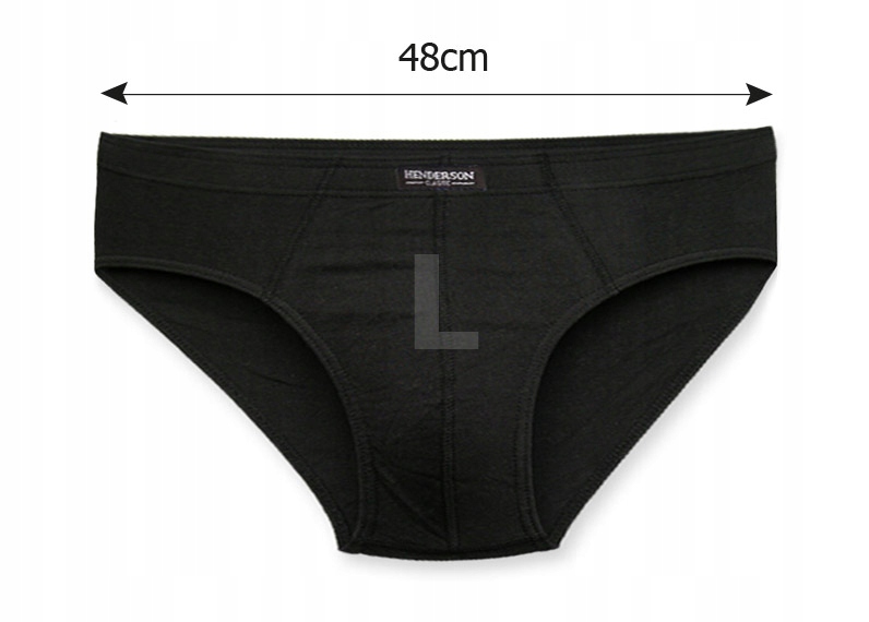 3x Slipy męskie majtki HENDERSON 100% bawełniane 587 *L Rozmiar L