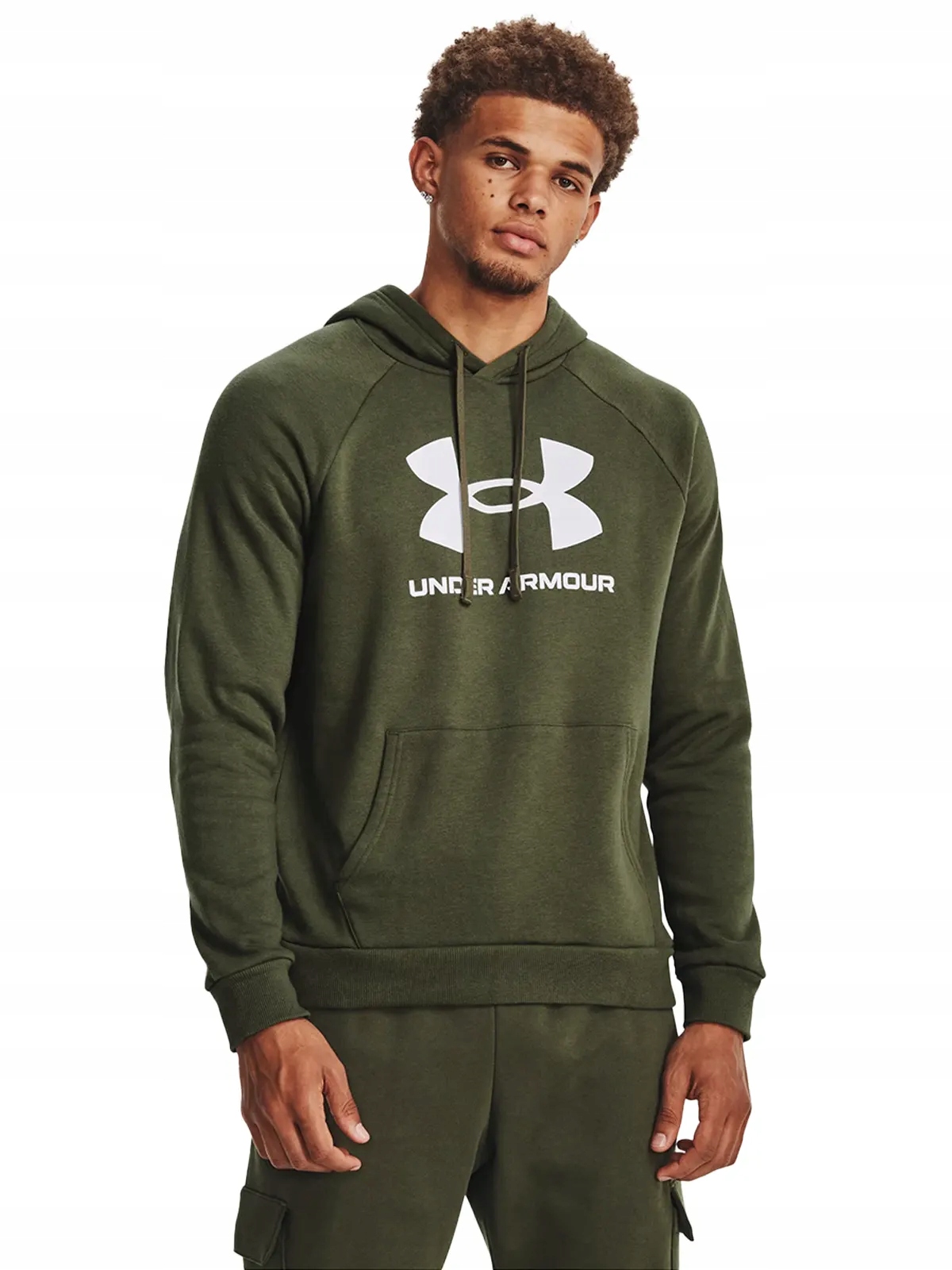 BLUZA MĘSKA Z KAPTUREM UNDER ARMOUR DRESOWA SPORTOWA BAWEŁNA 1379758 Model 1379758
