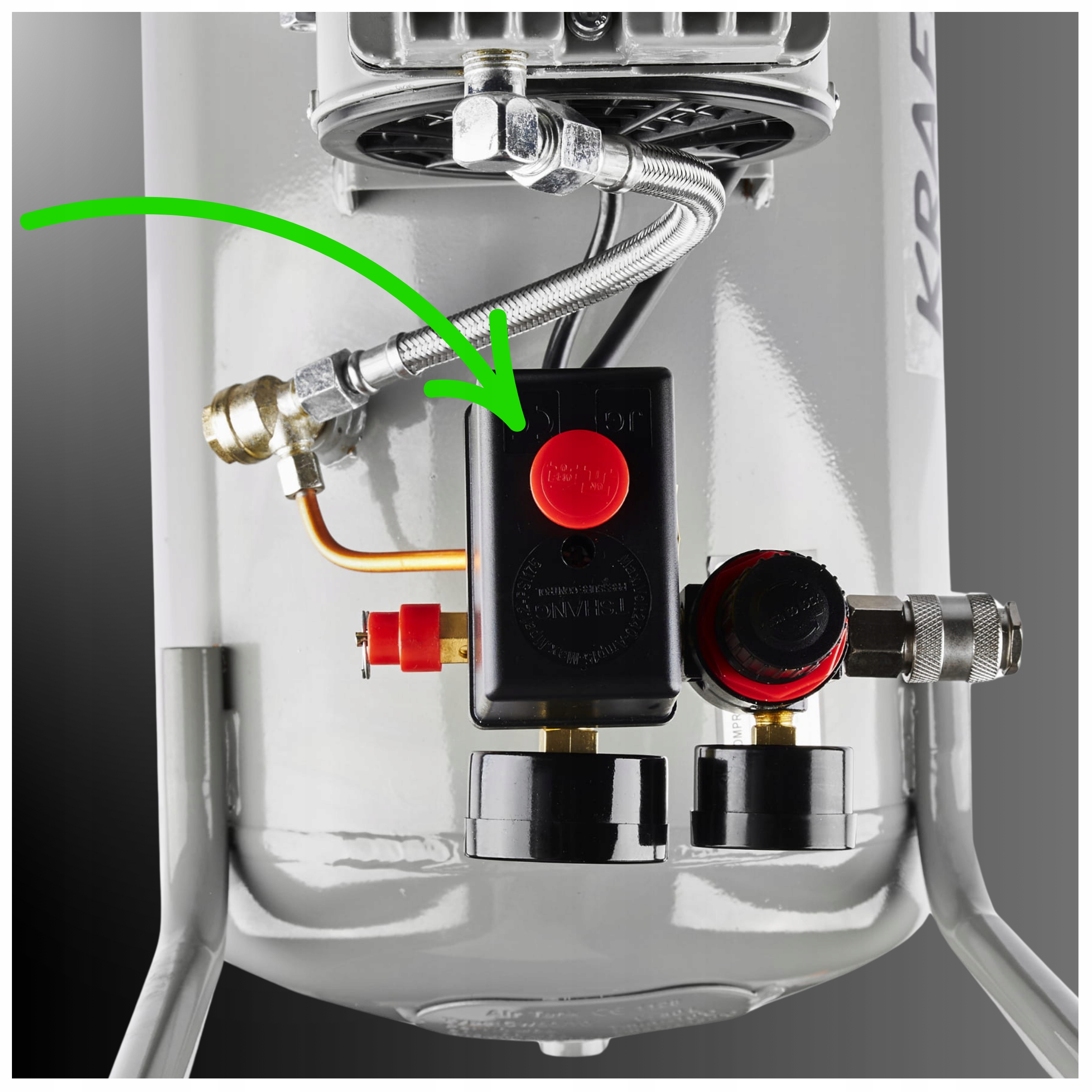 KOMPRESSZOR OLAJMENTES KOMPRESSZOR 50l CSENDES FESTÉK KÉSZLET 230V ELVÁLASZTÓ EAN (GTIN) 5901247692483