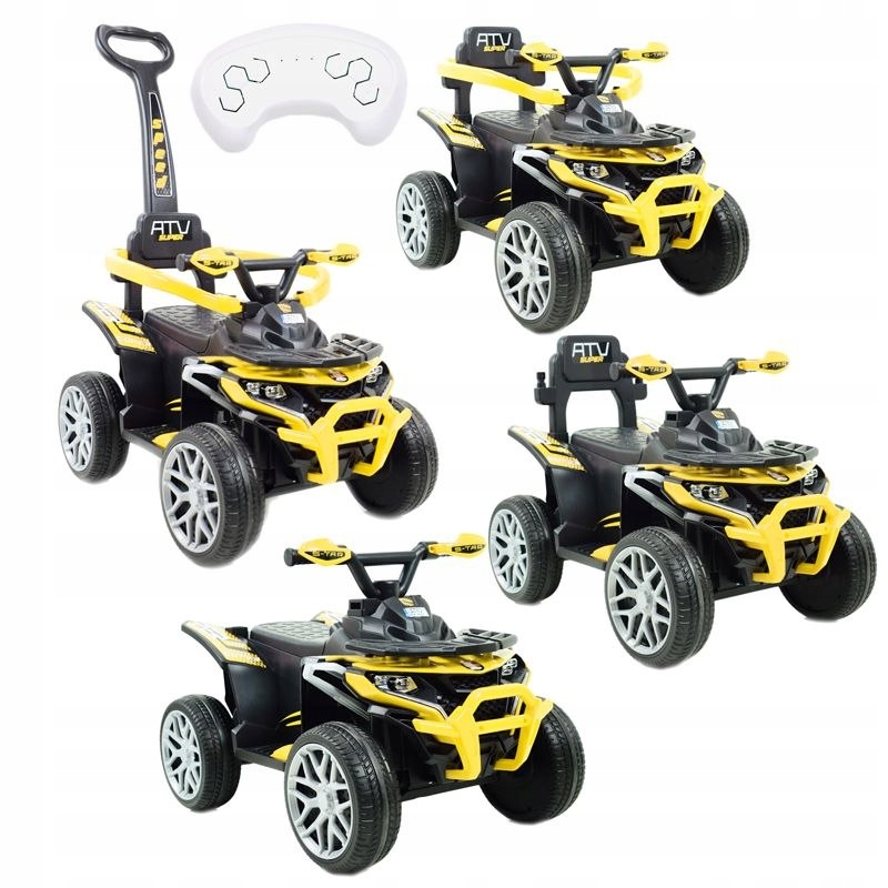 Quad Na Akumulator, Jeździk, Odpychacz, Pchacz Pojazd Wielof. Pilot/aplik