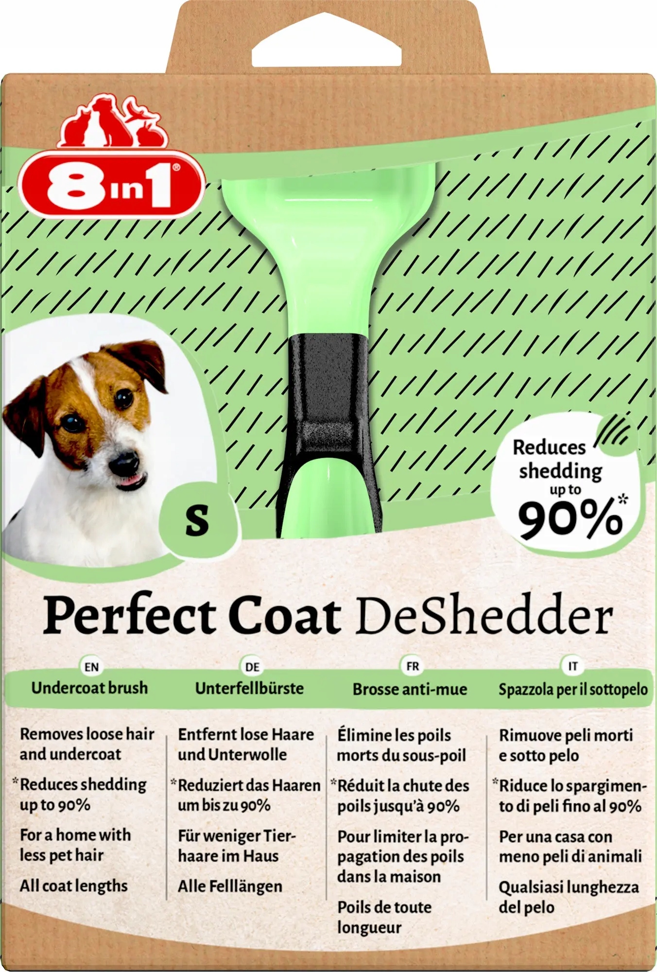 Levně 8in1 Perfect Coat účinný nástroj pro vyčesávání podsady psů