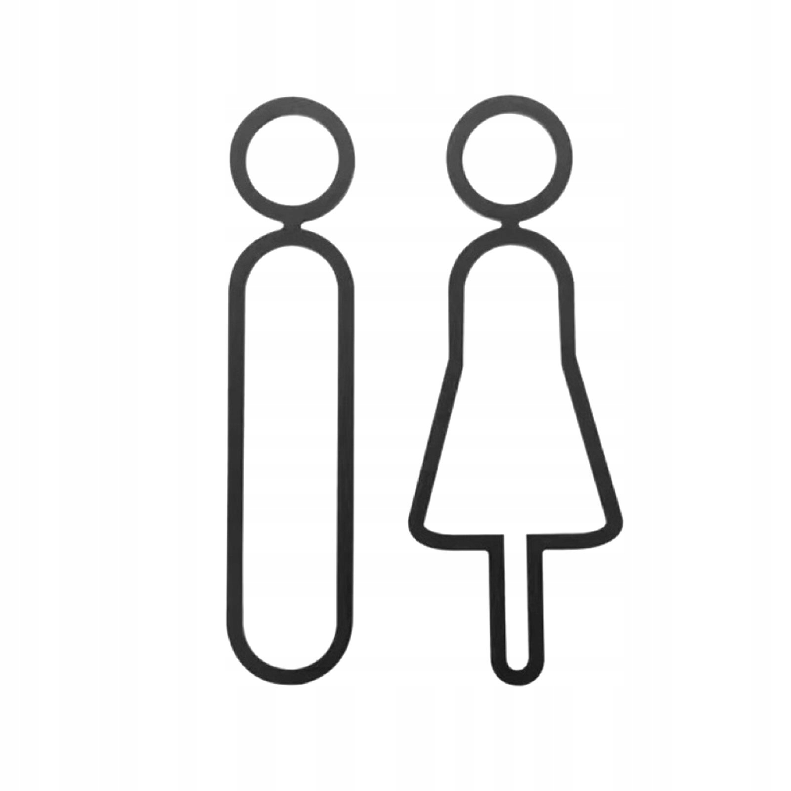 2x znaki toalety ścienne oznakowanie drzwi Marka inny