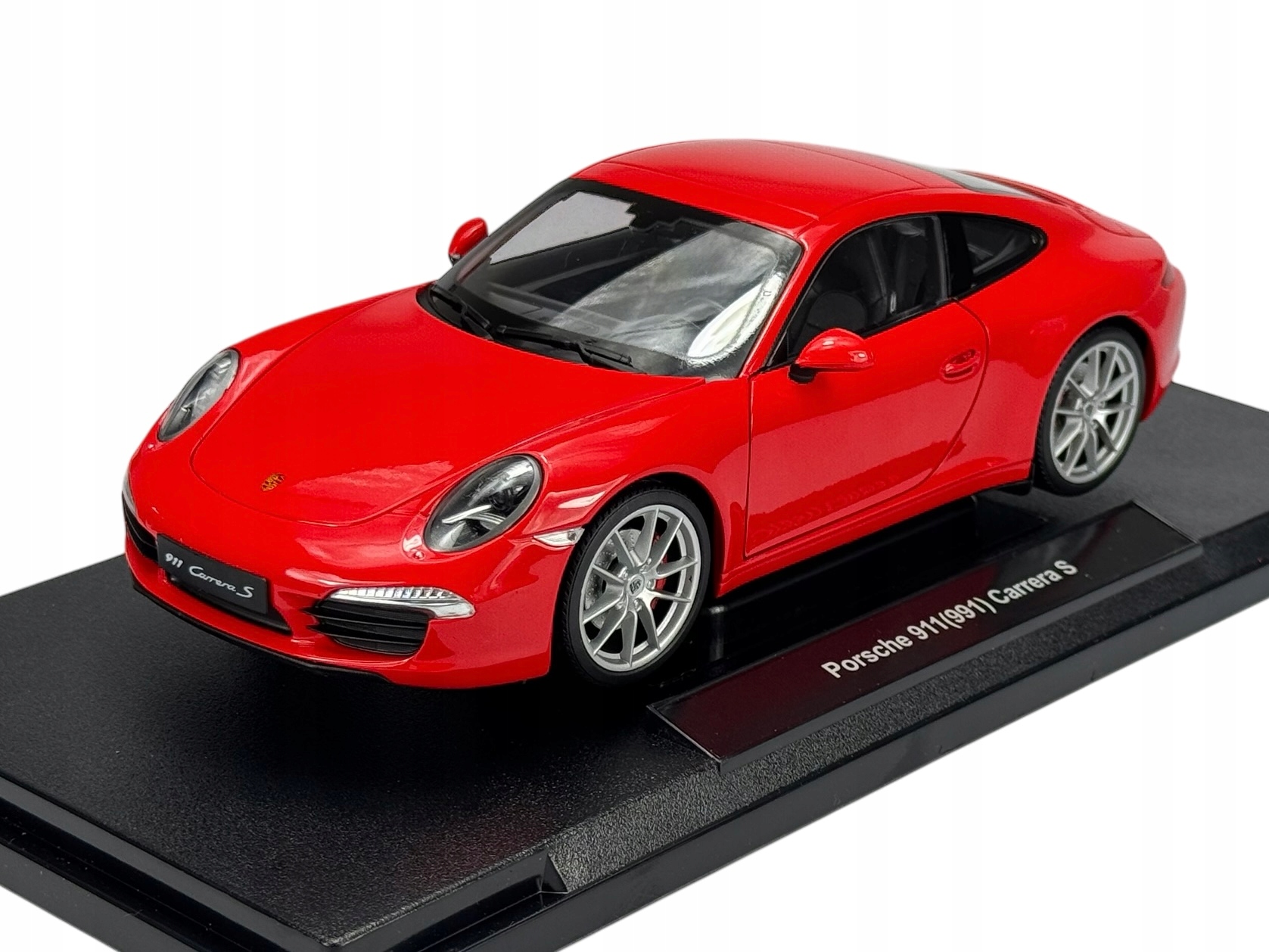 ミニカー Welly Porsche 911 (991) Carrera S 1/18 WELLY PORSCHE 911 (991) CARRERA S CZERWONY 1:18 NOWY