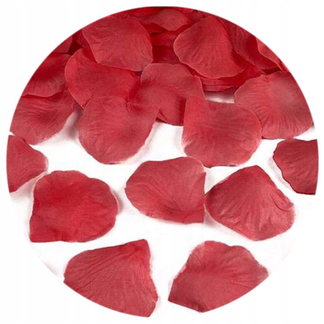 

Płatki Róż czerwone 100 szt wesele ślub zaręczyny