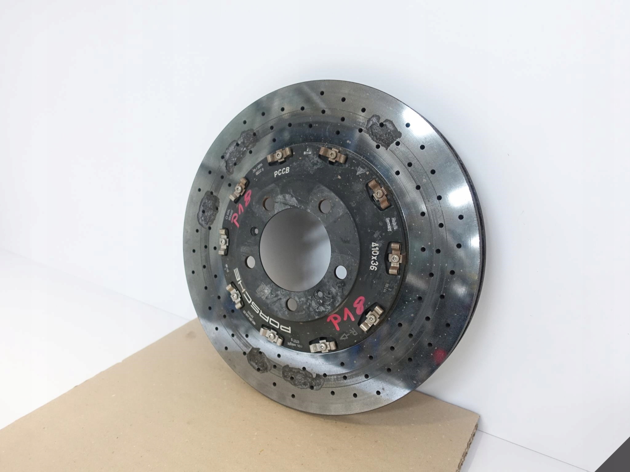 PORSCHE 991 TURBO disc CERAMICZNA front right