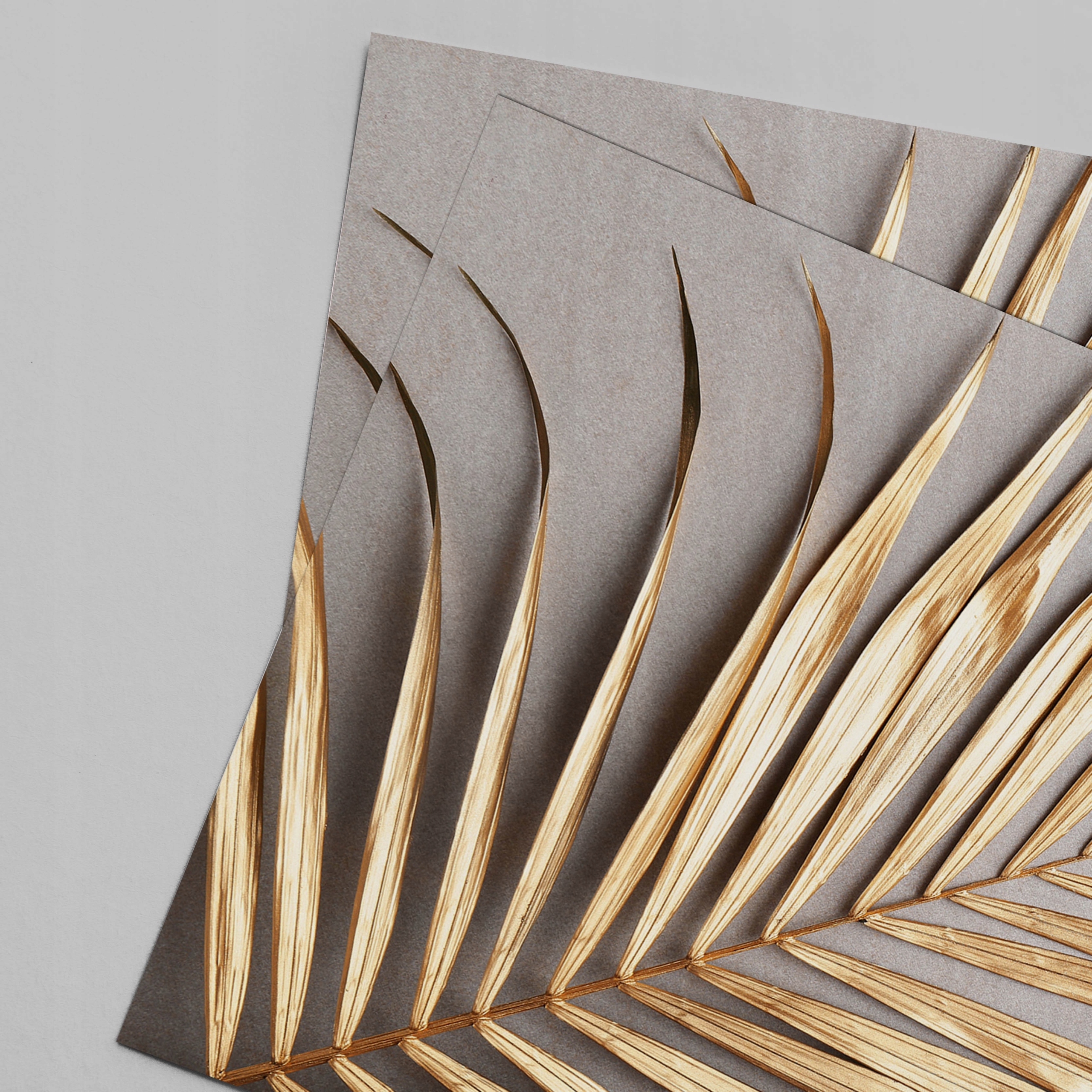 Plakat r B1 100x70 cm Złote Liście Natura Rodzaj bez ramy