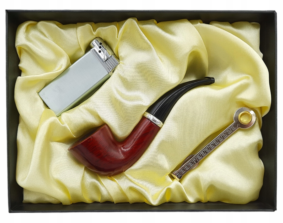 Dárková sada dýmka zapalovač dýmková pomůcka na dýmku obal