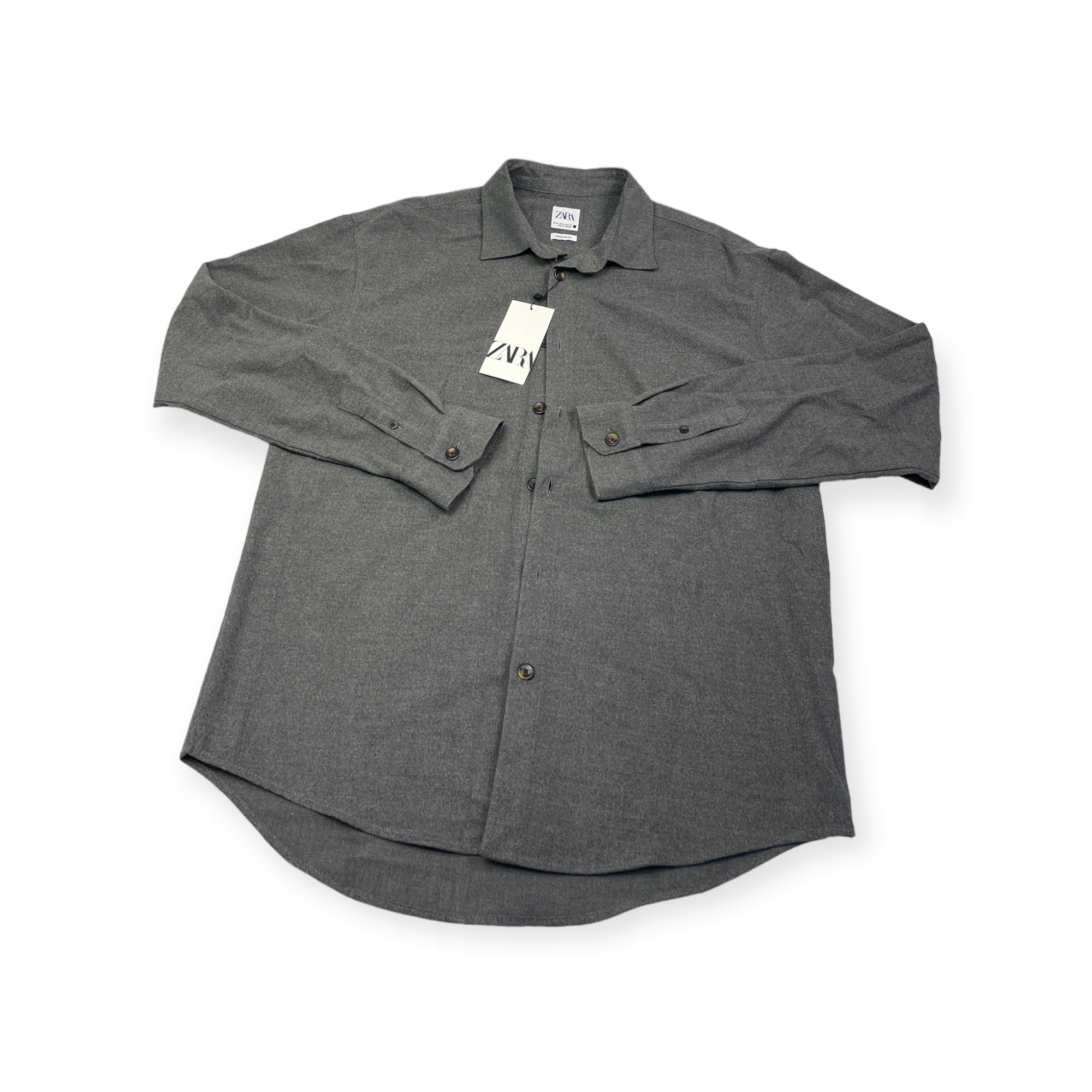 Pánská košile s dlouhým rukávem Zara XL