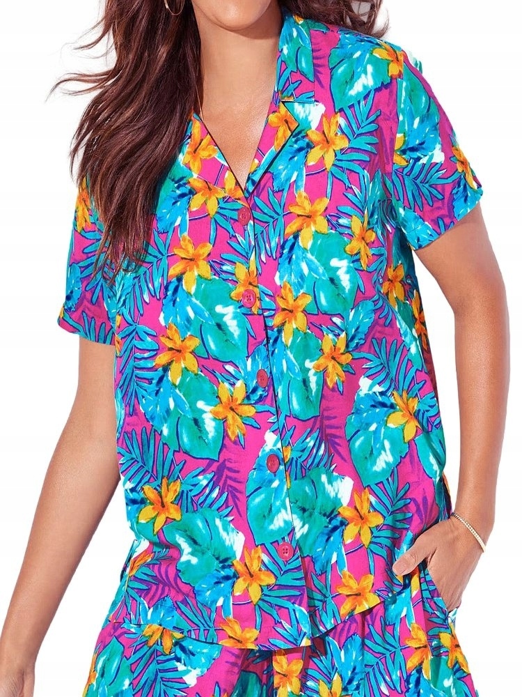 Swimsuits Rafinovaná Tunika/košile Tropický Vzor SW01 52