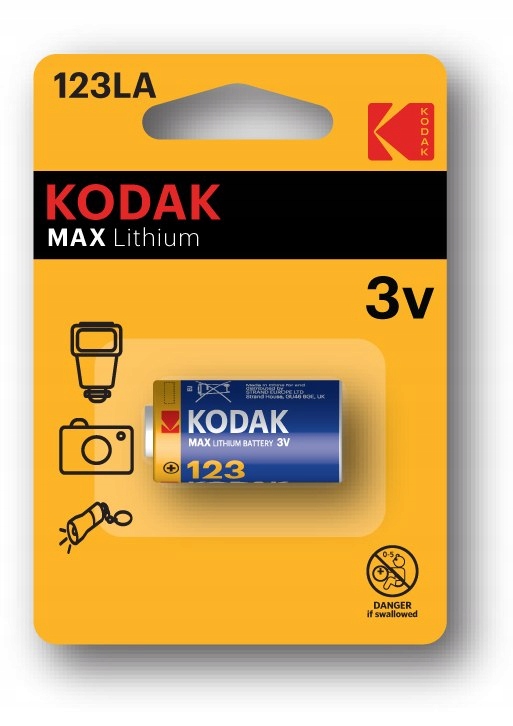 Kodak Baterie Litowa Max 123 La Blister 1 Szt.
