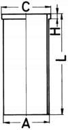 Tuleja cylindra Kolbenschmidt 89 069 190