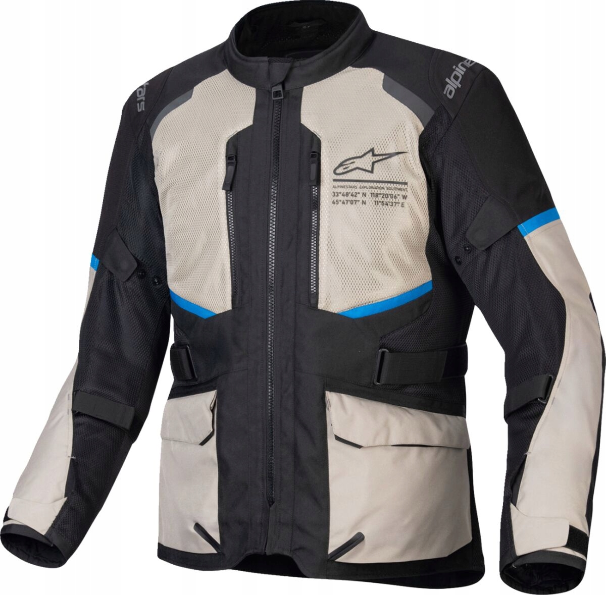 Motocyklová Bunda Alpinestars Andes Air Black/gray/blue L