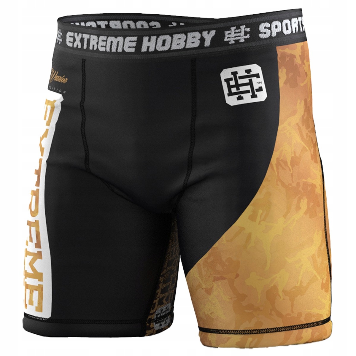 Spodenki Sportowe Męskie do Mma Vale Tudo Extreme Hobby Golden Warrior 2XL