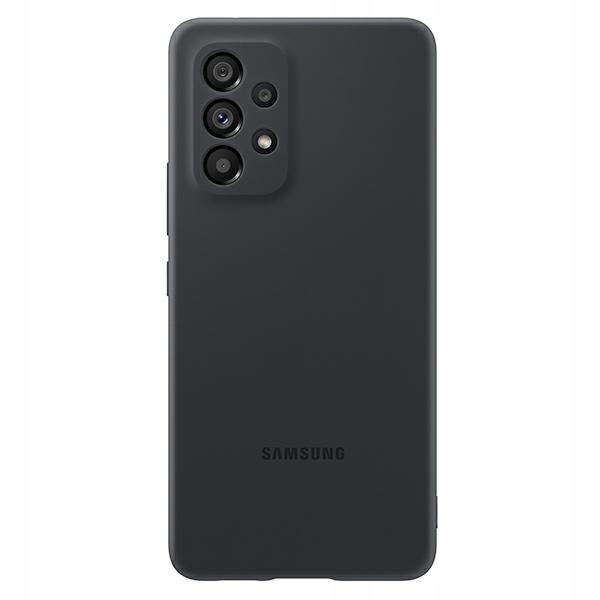 Pouzdro Samsung EF-PA536TB A53 5G A536 černý/černý silikonový kryt
