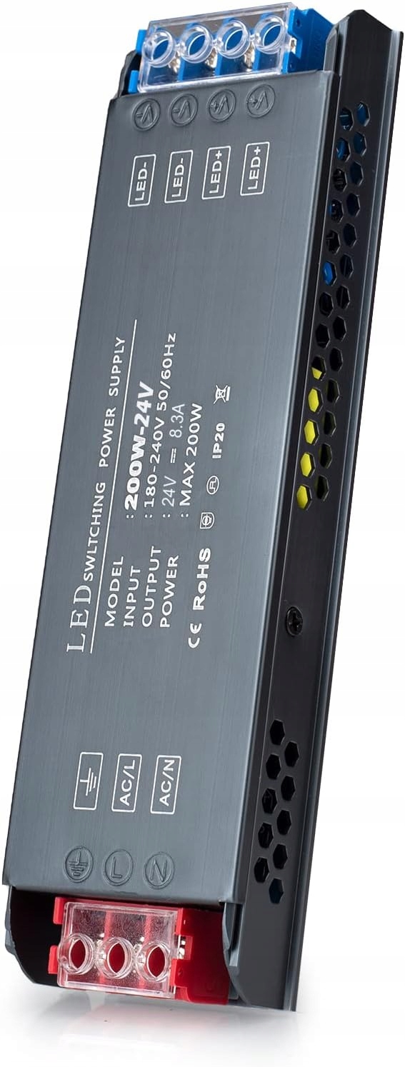 Zasilacz do LED BRIMETI 24V 200W 8.33A