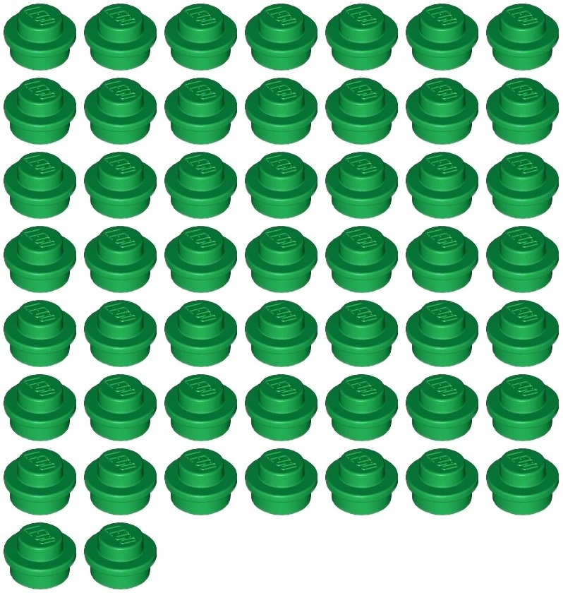 

Lego 4073 1x1 zielona Nowy (6g) 51 szt.