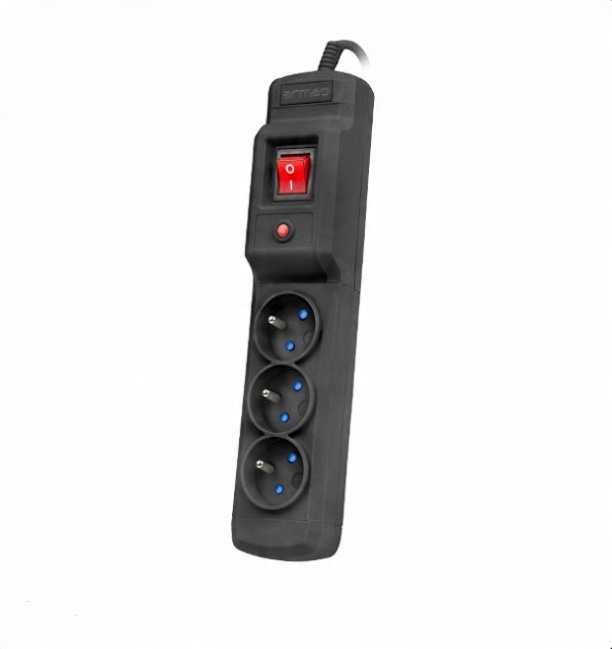 

Armac Listwa przeciwprzepięciowa Czarna M3 1,5m