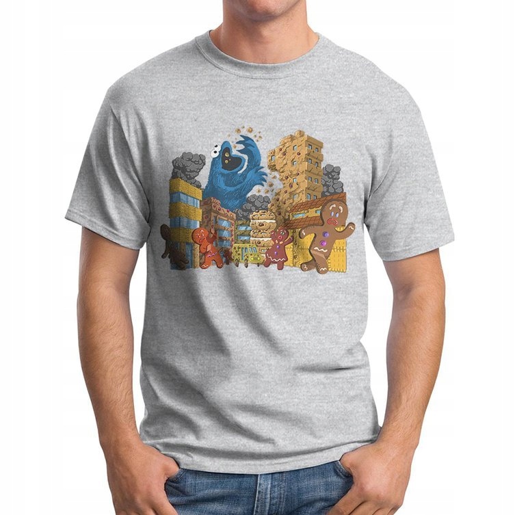 

Koszulka T-Shirt Cookie Monster Potwór Prezent L