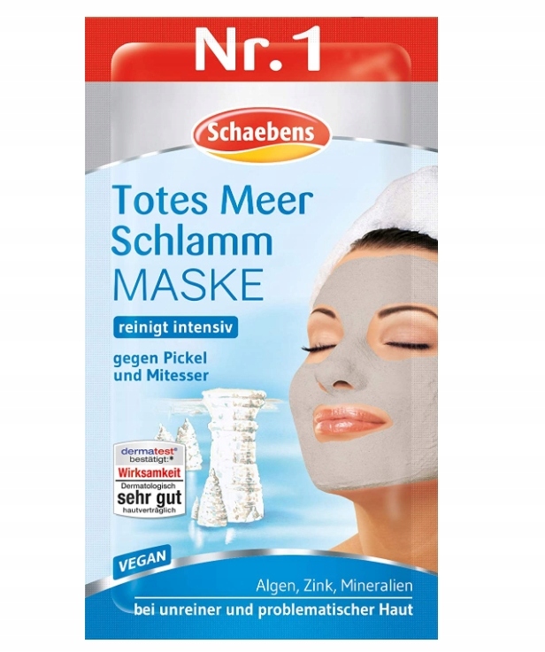 Schaebens, Totes Mer Schlam, Maska do twarzy, 1szt