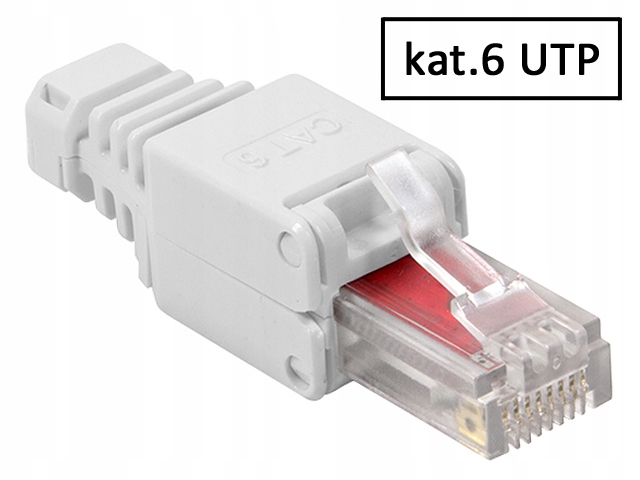 

Wtyk RJ45/8P8C Utp kat.6 AWG23-26 beznarzędziowy
