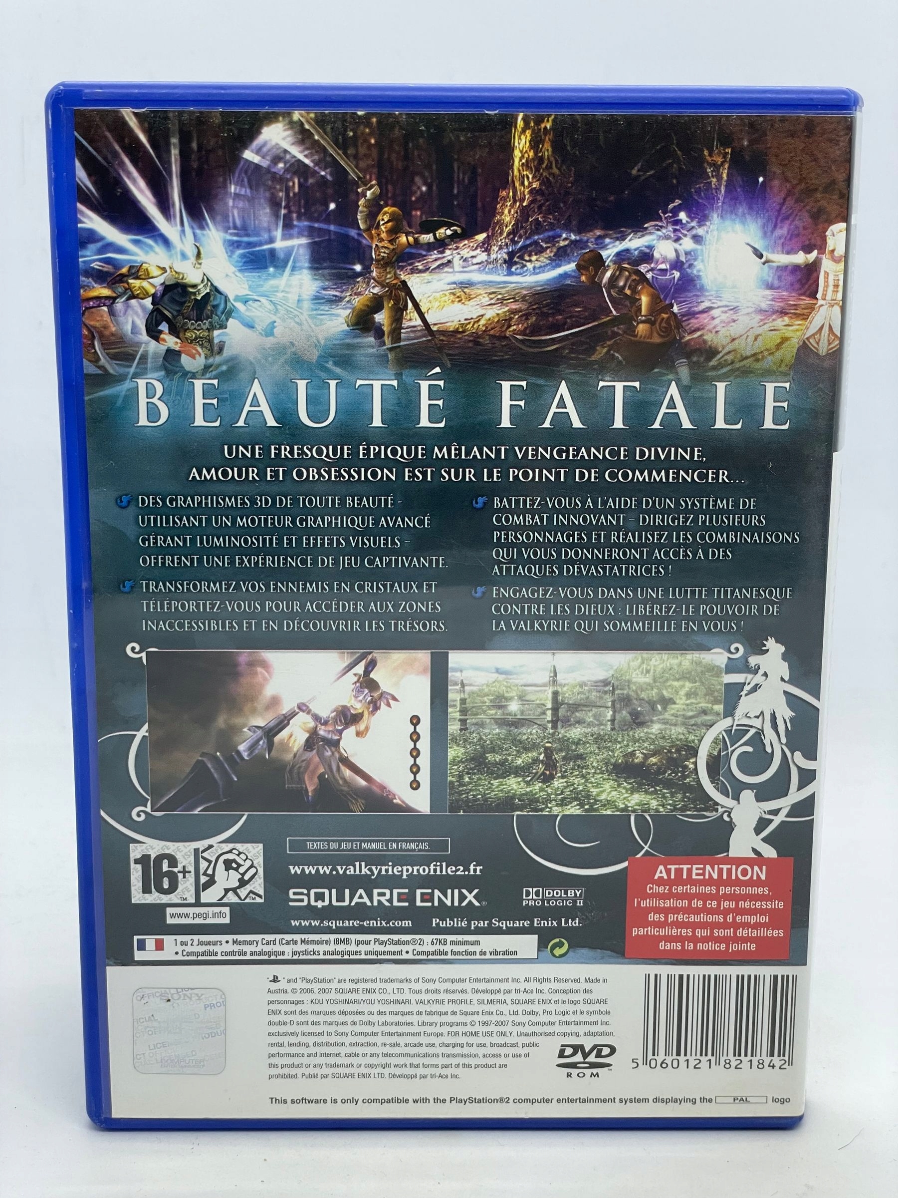 Gra Valkyrie Profile 2 Silmeria PS2 (FR) Tematyka role playing (RPG)