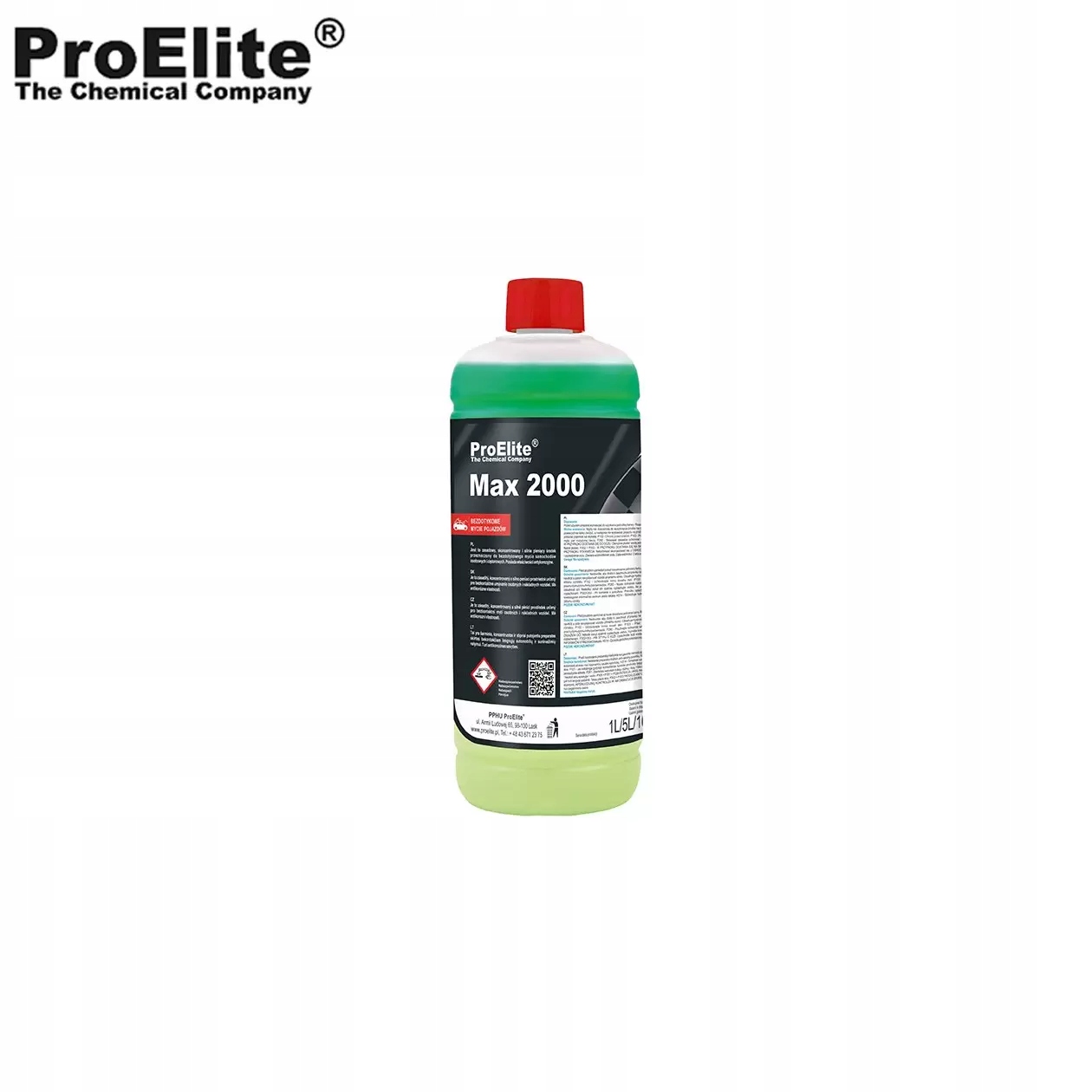 Proelite Max 2000 1L bardzo mocna piana aktywna