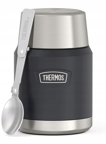 Termos na jídlo s lžící Thermos Icon Food Jar 0,47 l granite