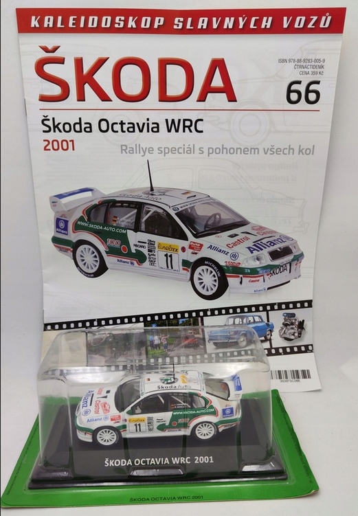 Skoda Octavia WRC 2001 1:43 DeAgostini nr66