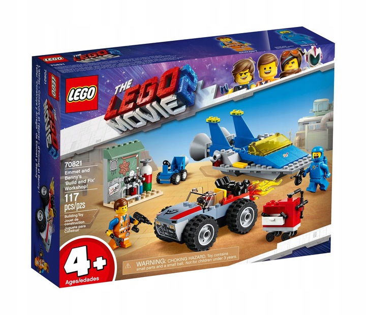 

Lego Klocki Movie 70821 Warsztat Emmeta i Benka