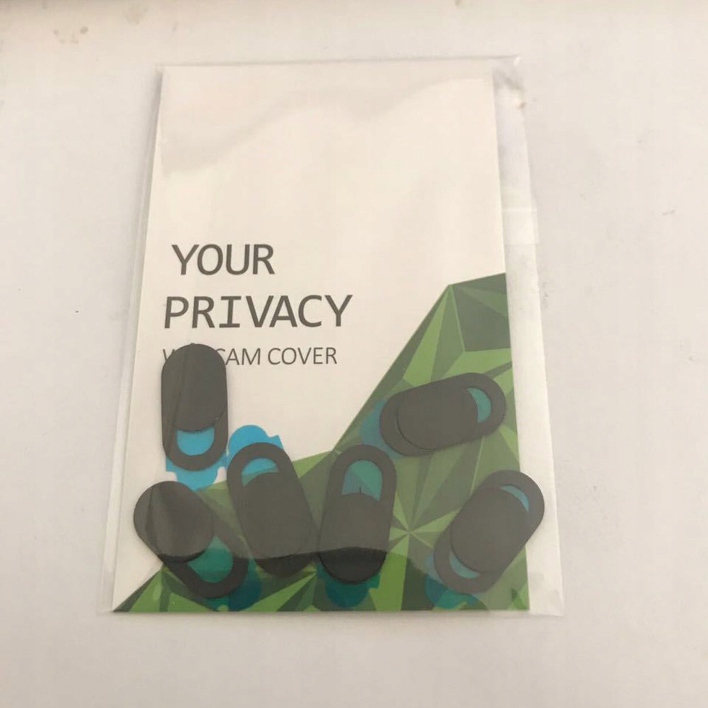 6 SZT. OSŁONA KAMERY INTERNETOWEJ NA SMARTFON Z TWORZYWA ANTYPEEP Kolor dominujący czarny