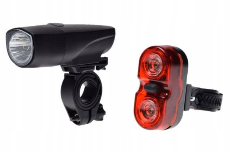 

Lampa Rowerowa Przód Tył Led kpl. 2 szt.