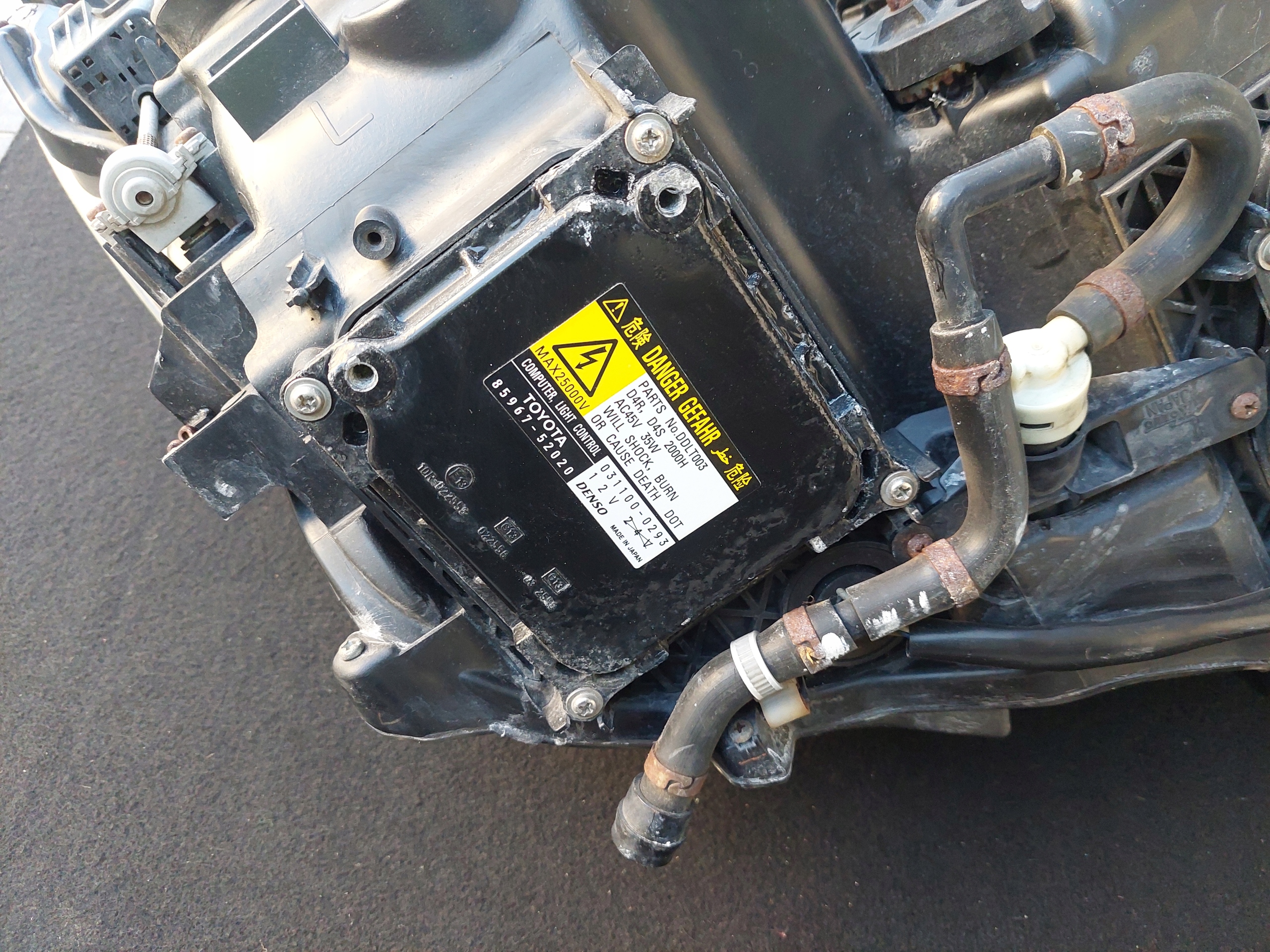 light front left front complete left XENON LEXUS LS 460 IV LS460