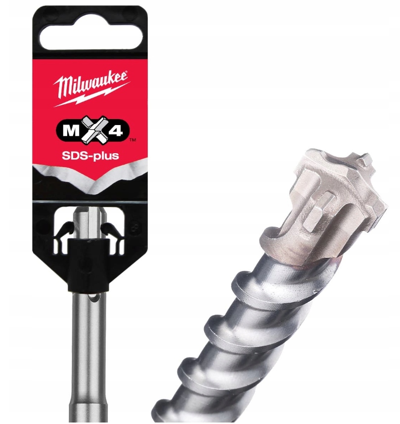 Vrták do betonu příklepový 14 mm Milwaukee SDS-Plus 14x450 mm Sds+ cihly