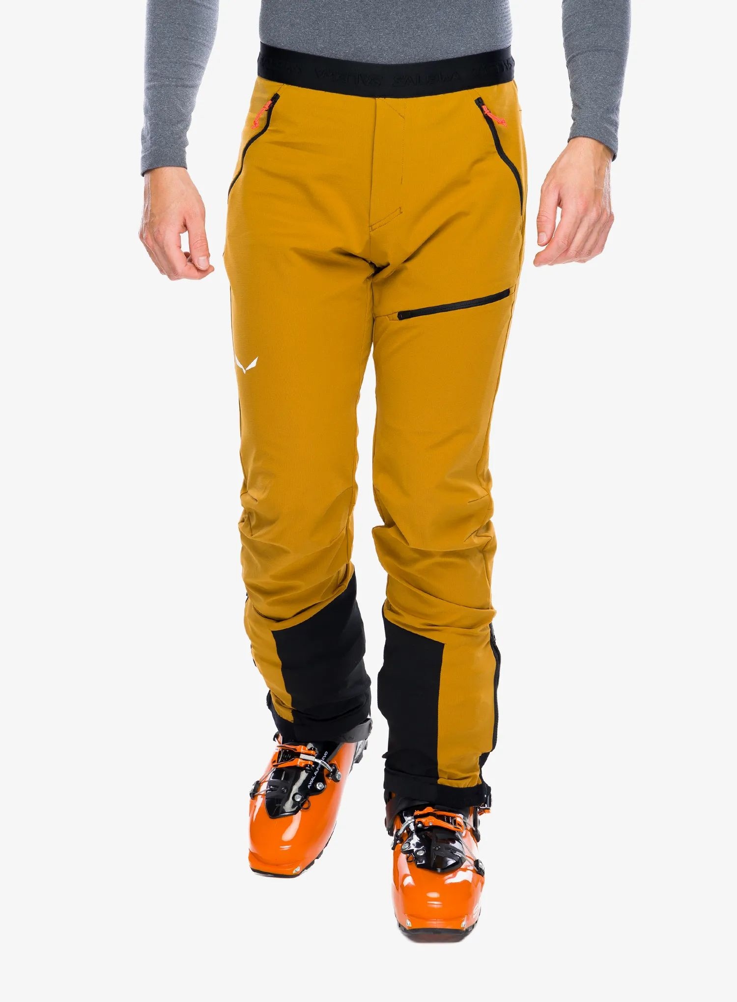 Skialpové kalhoty Salewa Sella Dst Light Pants zlatohnědá XL