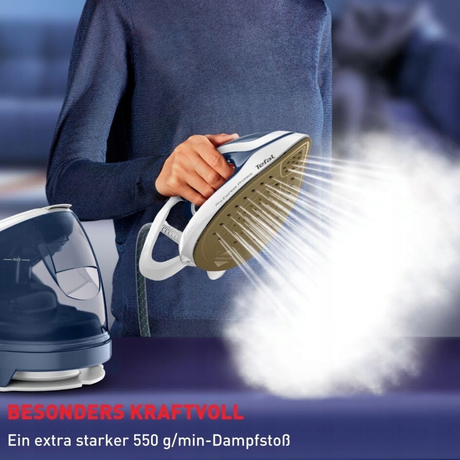 TEFAL GV9225 Pro Express Protect Stacja Parowa 7,6 Bar 550g Min Anti-Kalk — miniatura 4
