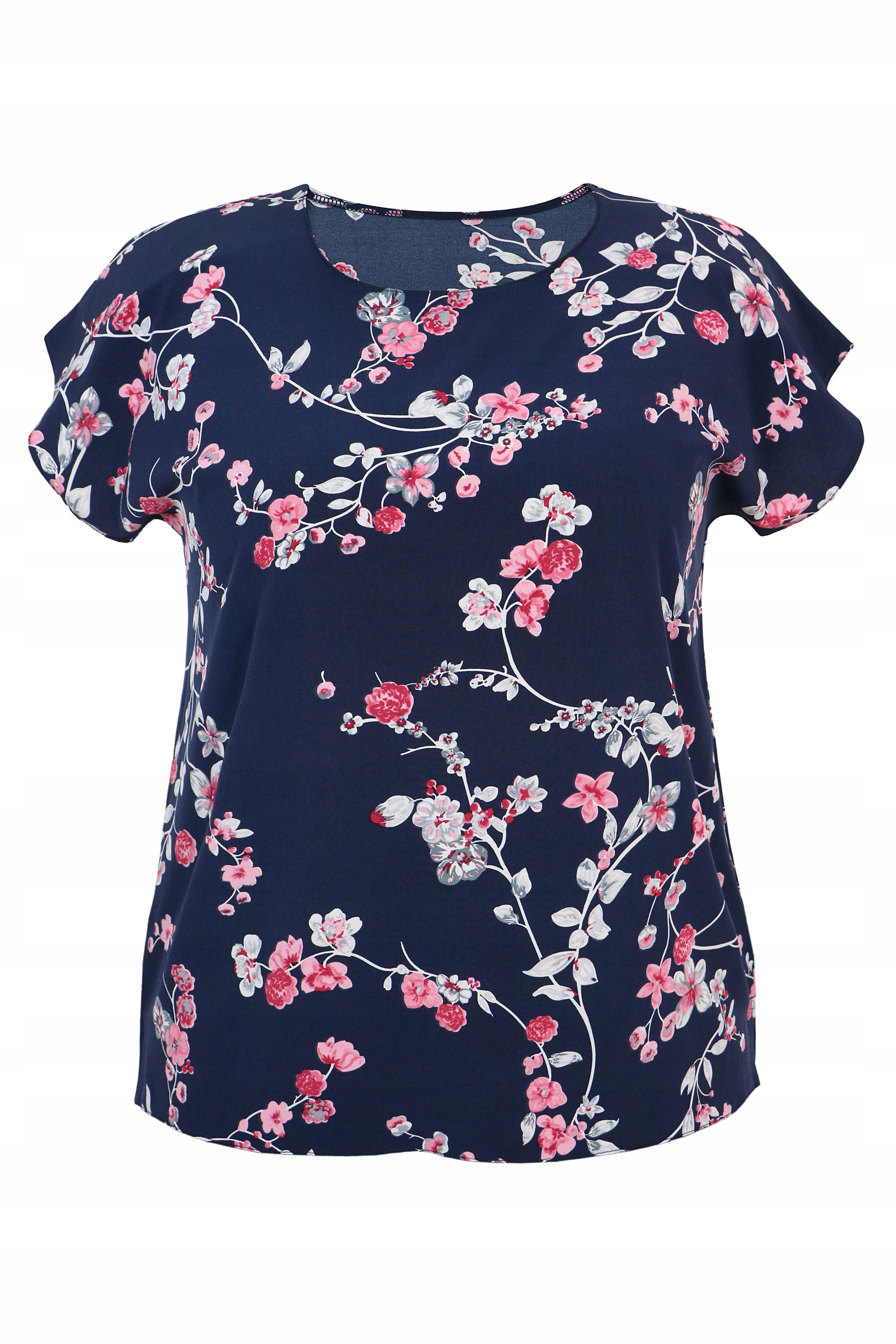 

Bluzka klasyczna elegancka kwitnący sad 2XL 46 48