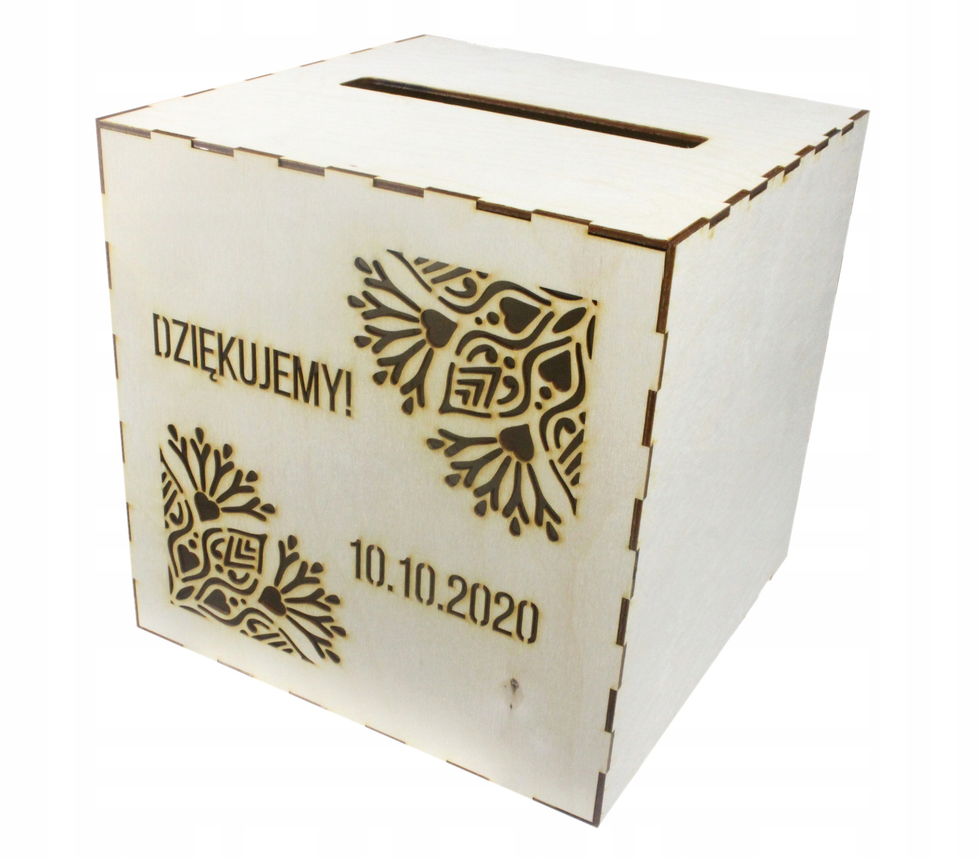 PUDEŁKO KOPERTY DREWNIANE DIY Personalizowane Wz18