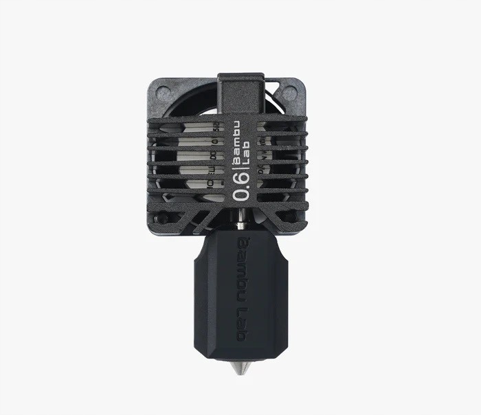 Kompletny Hotend 0.6mm ze stali hartowanej do drukarki 3D Bambu Lab P1/X1