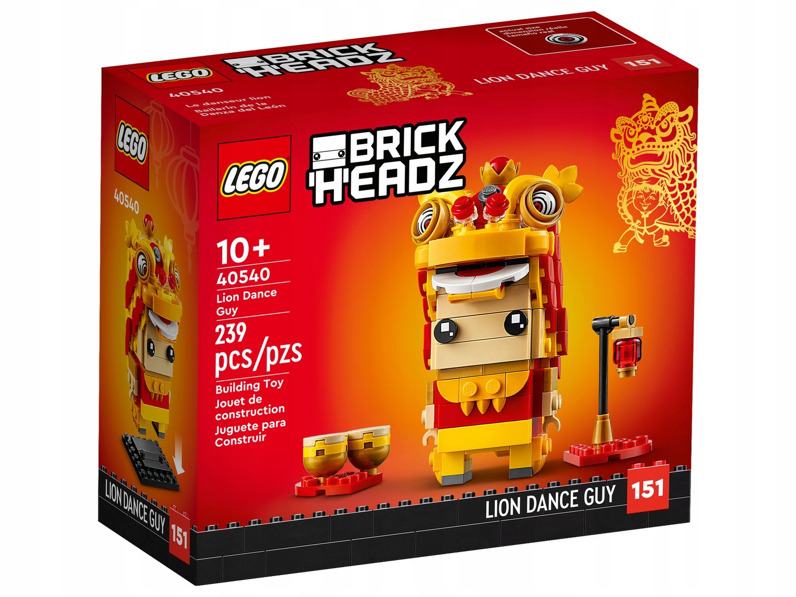 Lego 40540 BrickHeadz Chlapec tančící tanec lva